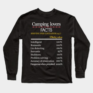 CAMPING Long Sleeve T-Shirt